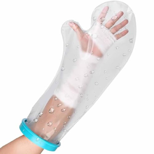 VIVIIHOO Funda Protectora para Brazos, protección Impermeable de escayola para la Ducha, el baño y la natación, Protección de Venda Reutilizable para heridas secas y escayola