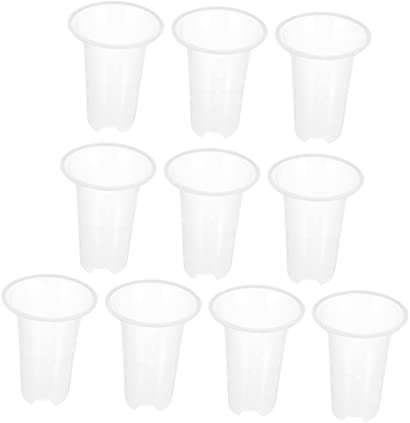 Hemobllo 5pièces Pots De Fleurs Transparent Plastique pour Orchidées Lot de Design Ventilé Et Résistant Parfait pour Plantes Intérieur Et Extérieur pour Jardinage Et Décoration