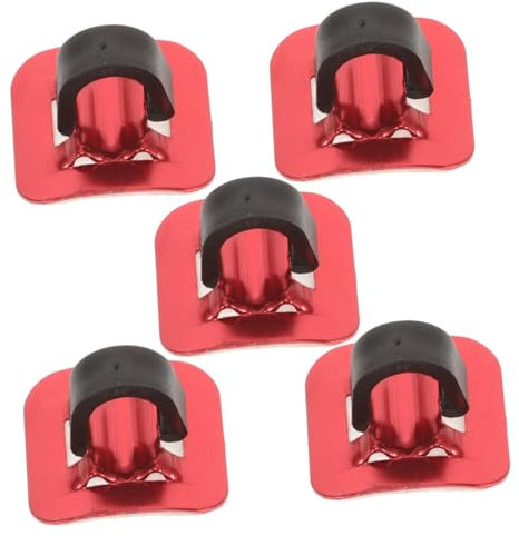WESIEVYA 5sets Aluminum Bicycle c Clips Buckles for Bike Cable Management Gear Cable Bike Clip Housing Gear