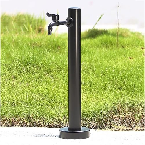 Wassersäule für den Außenbereich mit Wasserhahn, unabhängiger Gartenbrunnen, einzelner runder Auslass für Villen und Innenhöfe, einfache Installation, elegantes Design, perfekt für Gärten und