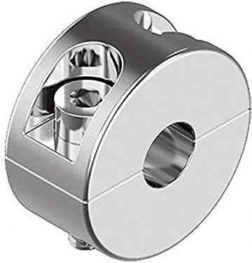 Klemmring 2-teilig aus V4A Edelstahl (AISI 316) für 5-mm-Drahtseile – 10 Stück | rostfrei & korrosionsbeständig | für Gartenbau, Markisen, Lampen & Drahtseilsysteme