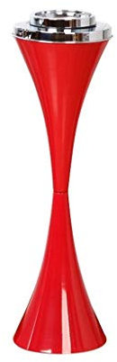 XXZY Cendrier Cendrier Cendrier Debout Créatifs Cendres de Cendres de Cendres détachables Coupe-Vent de la décoration multifonctionnelle exquise Unique (Color : Red)
