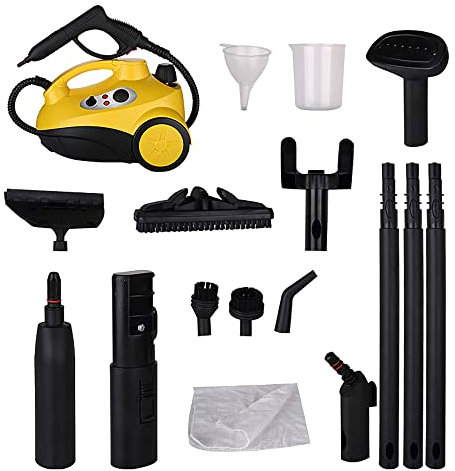LeTkingok Limpiador de Vapor de 220V, Fregona de Vapor, Máquina Desinfectante, Campana Extractora de Aire Acondicionado Para El Hogar, Lavadora de Coche de 2000w