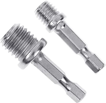 2 Stück/Set Holzbearbeitung Spiralbohrer Adapter Rod Wind Batch Elektrische M10+M14 Power Drill Sockets Adapter Sets Werkzeuge Sechskant Bohrer Adapter Holzbearbeitung Bohrer Adapter Rod Wind Batch