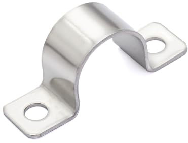FamlTol 14 Pcs Collari Per Tubi Acciaio Inossidabile 304 Morsetti Per Tubi 2 Fori Fascette Stringitubo Morsetto Per Tubi A Forma Di U Per Il Fissaggio Dei Tubi Ø 35 mm