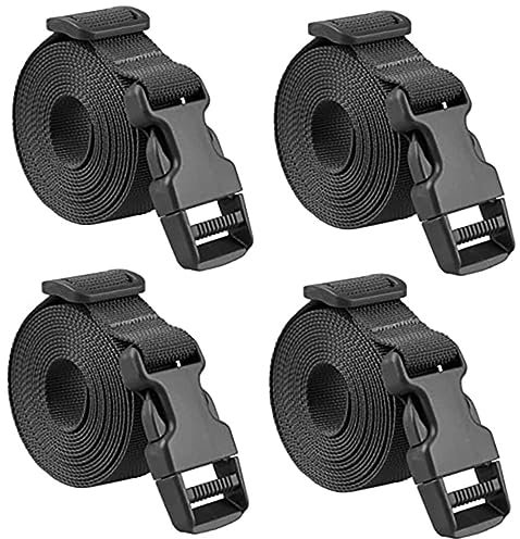 JUMPLAWN 4stücke Bungee Cords Verstellbare Spannbänder Für Gepäck Camping Gartenarbeit Lang Mit Schnellverschluss Für Einfache Handhabung