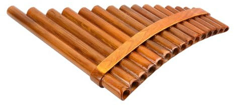 Pan Pipe Instrument, Bam-boo Pan Flute With Carrying Bag, 15 Pipes Pan | Flute G Key Panpipes Chinese Traditional Musical Instrument, Handmade Panflutes Instrument For Beginners Students Kids Adults