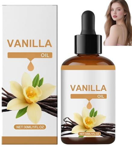 Olio corpo alla vaniglia, olio corpo nutriente e idratante per pelle secca, idratazione a lunga durata e lenitivo, barriera riparatrice e pelle illuminante, riduce linee sottili e rughe. (1pcs)