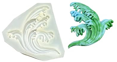 Moule en silicone léger pour glaçons au chocolat, résine, 12 moules à gâteau en silicone de 70 g, matériaux de qualité alimentaire, formes inspirées du bambou marin, moules à gâteau en silicone