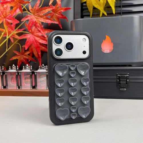 Yhsvie Custodia per iPhone 14, con ventosa, in silicone, sottile, antiurto, morbida, in TPU, per iPhone 14, anti-impronte, protezione per fotocamera, bumper cover – nero
