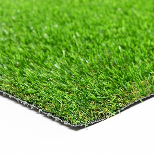 Steffensmeier Kunstrasen Glasgow | Sonnenstunden: 20.000 | 22 mm | Outdoor | Meterware | wasserfest | Grün, Größe: 200x100