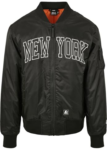 STARTER BLACK LABEL Herren Starter New York Bomber Jacket black, XS