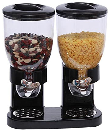 Dispensador Alimentos, dispensador Cereales, Caja Almacenamiento para el hogar, dispensador Cereales, Caja para Caramelos, nueces, Cereales, Mantiene Tus Alimentos Frescos.