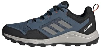 Adidas Tracerocker 2.0 Trail Running Shoes, Zapatillas Hombre, Core Black Grey Three Impact Orange, 40 EU