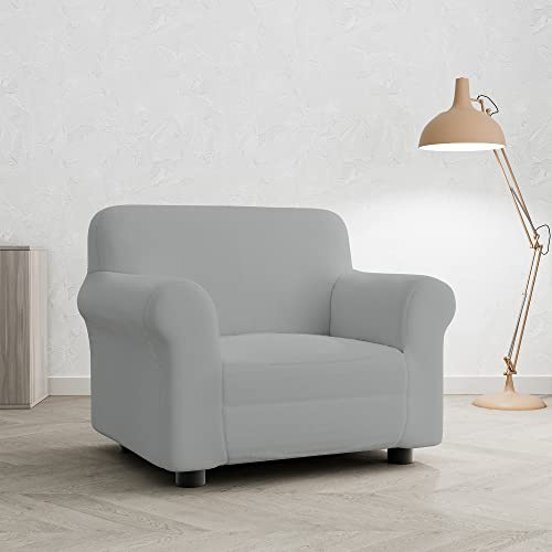Italian Bed Linen Sogni e capricci “Pretty” Sofabezug bi-elastisch, Hellgrau, 1 Platz