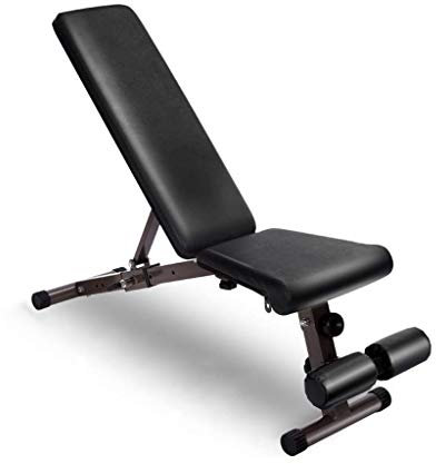 Hemviktsbänk Hantlar Bänk Multifunktionell Träningsstol Fällbänk Pall Fågel Sit-Up Board Träningsutrustning Hem ，Black-118 * 35 * 43cm