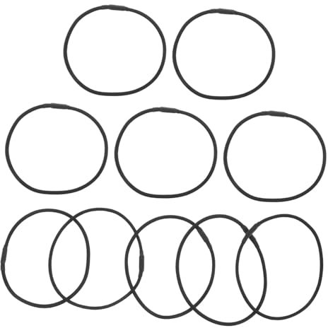 LOEFLIFA 10pezzi Elastici in Gomma Per Supporto Microfono Antiurto Anelli Resistenti Per Staffe Shock Mount Desktop Accessori Ricambio Per Microfoni Condensatori