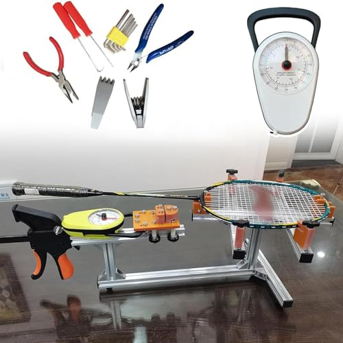 Racchetta da badminton, corda da tavolo per squash e tennis, include kit ausiliario per racchetta