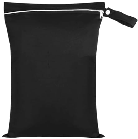 Borse Impermeabili per Il Bagnato 40x30 cm, Borsetta Porta Pannolini Ecologica e Impermeabile, per Pannolini, Viaggi, Spiaggia, Piscina