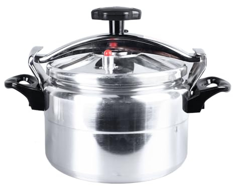SUNGOOYUE Olla a Presión de Aleación de Aluminio, Olla a Presión de Diseño Multifuncional de Alta de Gran Capacidad para Estufa de Gas para 1-4 Personas