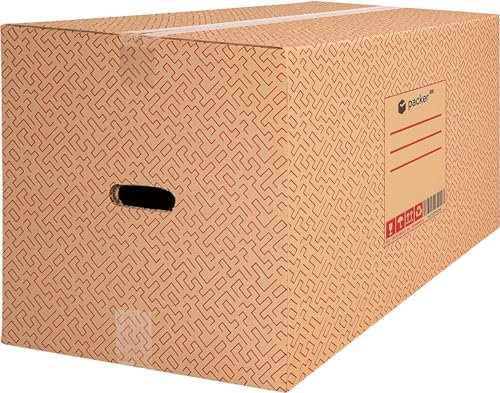 packer PRO Confezione da 10 scatole in cartone per traslochi e stoccaggio ultra resistenti con manici 600 x 400 x 400 mm