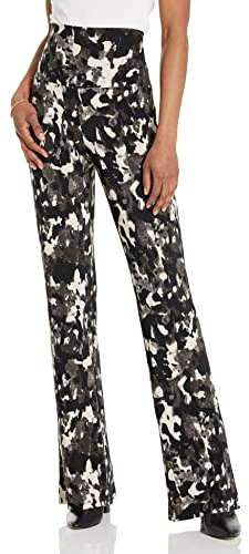 Norma Kamali Damen Stiefelhose, Modern Camo, S