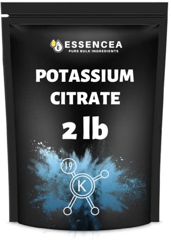 Potassium Citrate Powder 2LB by Essencea Pure Bulk Ingredients | 100% Potassium Citrate | Premium Quality Supplement (32 Ounces) [Packaging May Vary]