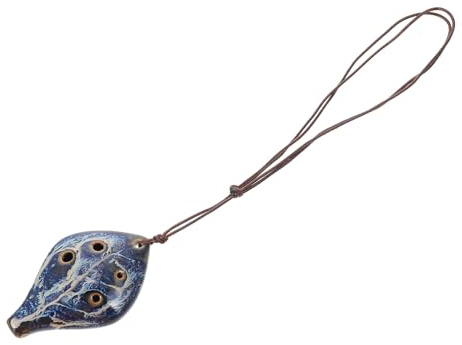 Vaguelly 2stücke Ocarina Für Anfänger Tragbares Musikinstrument Für Mädchen Design Blattform Schöne Und Gleichmäßige Klänge Für Musikliebhaber Und Schüler