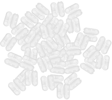 Zerodeko 100 STK Transparente Perlenschnalle Vertikale Römerwalze Zubehör Für Rollos Blinde Kettenclips Vertikale Blindverbinderclips Blinde Kabelclips Weiß Pom Korn Nähen