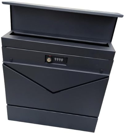 perfk Combination Lock Mail Box Letter Box Practical Multipurpose Creative Drop Box Password Lock Mailbox for Townhouses Houses