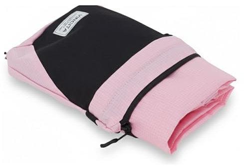 Vincita Invisibility Bagcover for Brompton Folding Bicycle - Lightweight with Integrated Pouch - Ideal for Train and Bus Travel (Ripstop Pink)