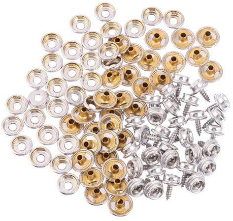 DIYEAH Snap Kit Canvas Snap Kit Stainless Steel Turnbuckle Button Fastener for Yacht Sofa
