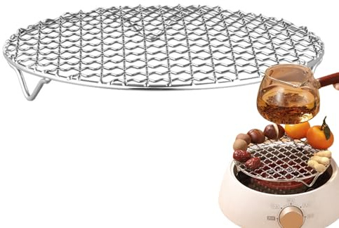 Parrilla de acero inoxidable, rejilla de repuesto para barbacoas, repuesto para barbacoa, sartén de alto rendimiento y alto rendimiento para cocinar la hoguera