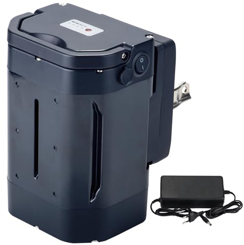 Batteria e-bike 36V 12Ah di ricambio per Ansmann, Heinzmann, PortaHK bici con caricabatterie, Safe Lock (36V 12Ah)