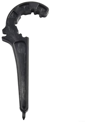 HavenDomicile PE Pipe Wrench Tool for Quick Connect Fittings Lock Nut Plastic Plumbing Hand Tool 20mm 25mm 32mm 40mm 50mm 63mm Black(63mm)