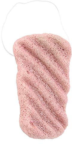 Konjac Sponge Set, Natural Body and Face Wash, Exfoliating Deep Cleansing Skin Care Bath Sponge, Big Size Long Wave Pattern, 7 Colors, Dry Use