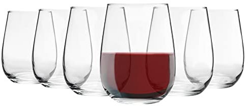 Gaia 77949 Vaso, Transparente, 47.5 cl, Caja de 6