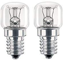 Kanta Replacement Pack of 2 Bulbs to Fit Bosch Neff Siemens Hotpoint AEG 25w 240V SES E14 Fridge Freezer Oven Appliance Bulb Lamp, Warm White