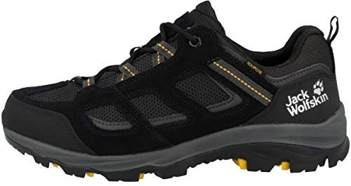 Jack Wolfskin Vojo 3 Texapore Low M Herren Outdoorschuhe , Black Burly Yellow Xt, 44 EU