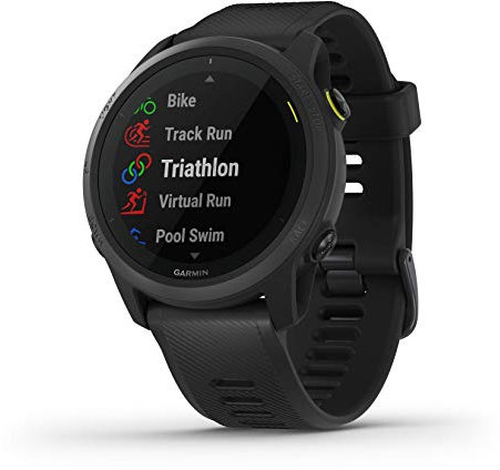 Garmin Forerunner 745, GPS Running Watch, Detailed Training Stats and On-Device Workouts, Essential Smartwatch Functions, Black