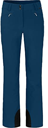 Bergson SAIMAA | Damen Softshell Skihose, Winddicht, elastisch, Poseidon [390], 44 - Damen