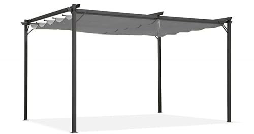 Grindi - Pavillon Garten - Terrassendach - Sonnensegel - Irda II 2,9x3,9m - wasserdichtes & stabiles Sonnenschutz für Terrasse und Freistehender - Gartenpavillon - Terrassendach - Markise