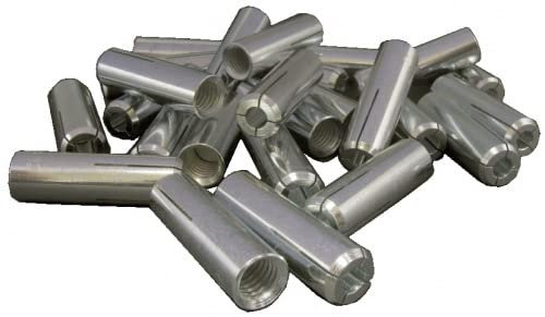 Anclaje de impacto M6 x 25 mm, tacos de hormigón galvanizados con rosca interior ETA