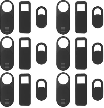 ECSiNG 18 Piezas de Cubierta Deslizante para Cámara Web Bloqueador de Cubierta Deslizante para Cámara Portátil Teléfono Tableta Computadora de Escritorio Teléfono Inteligente