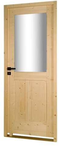 Bloc porte bois épicéa ANDROMEDA 1 vitrage 730 gauche