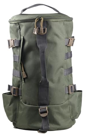 Sac À Dos De Pêche | Sac De Rangement Pour Matériel De Pêche Avec Porte-Cannes,Accessoires pour Appâts, Moulinet et Équipement, Sac Organisateur pour Randonnée, Lac et Courts Séjours Camping