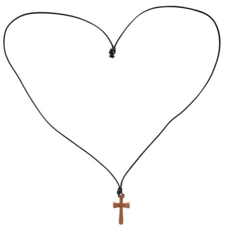 PACKOVE Collier Croix En Bois Collier Pendentif Croix Chretienne Femme Collier Chretienne Femmes Collier Pendentif Homme