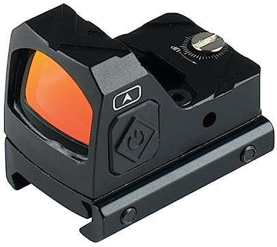 ACEXIER Mini Rotpunktvisier Taktisches Zielfernrohr 2 MOA Reflexvisierpistole Rotpunkt-Zielfernrohr mit 12 Helligkeitseinstellungen für 20-mm-Schienenmontagen