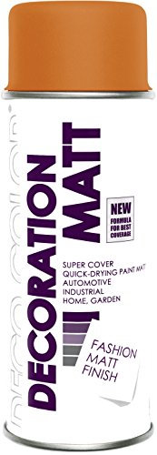 Deco Color DC Lackspray MATT nach RAL 400ml freie Farbeauswahl (orange matt RAL 2004)