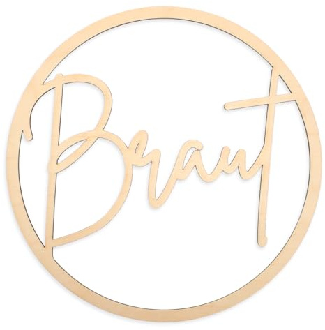 2er Set Stuhlschilder Holz | Hochzeit | Braut & Bräutigam | Boho